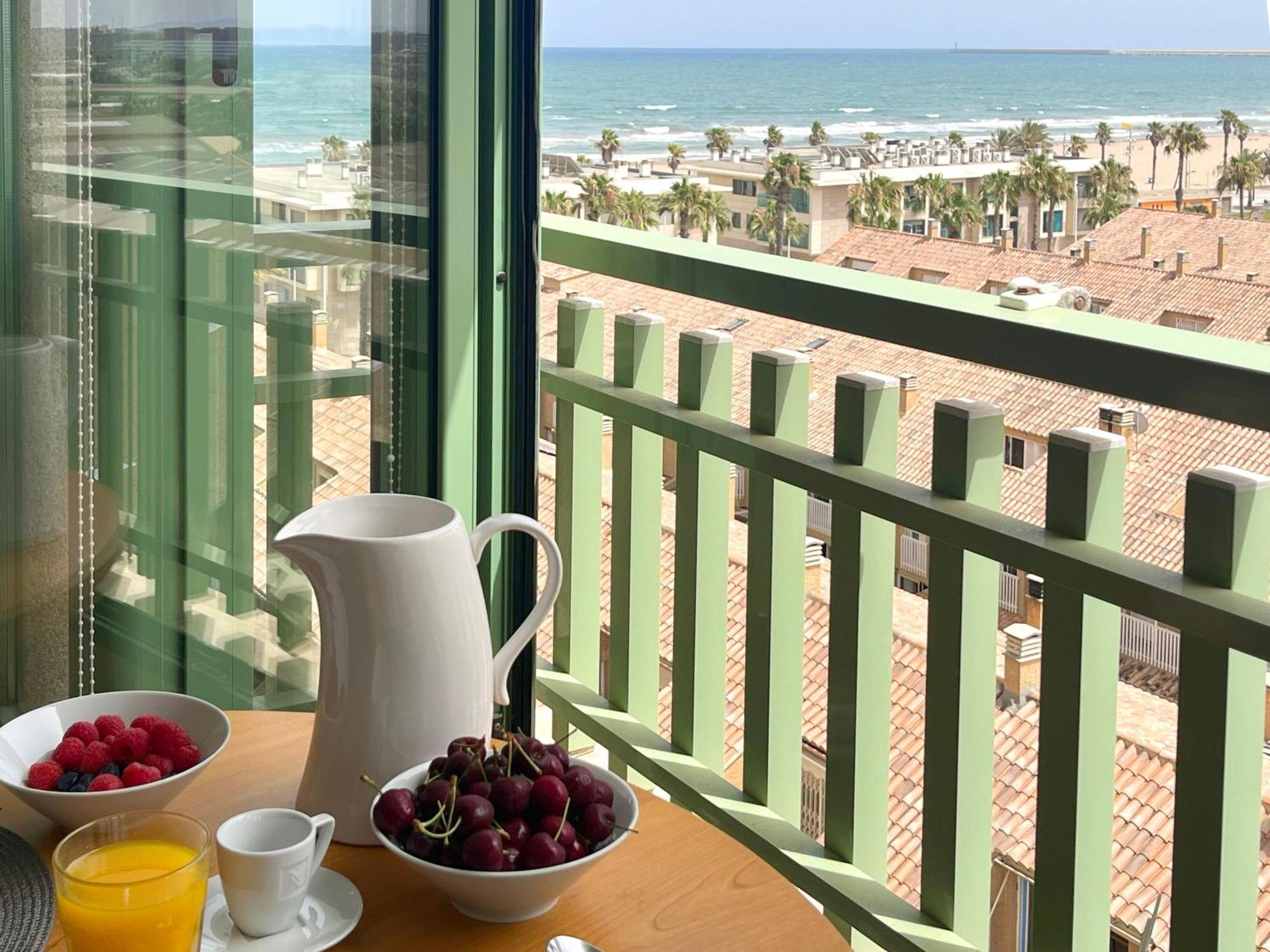 Stylish Well-Connected Beachfront Flat 瓦伦西亚 外观 照片